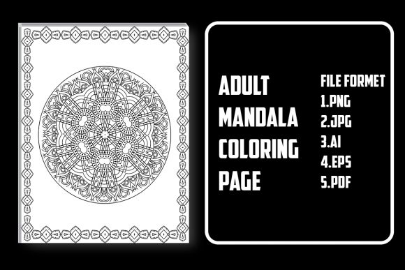 Download Adult Mandala Coloring Page - Coloring Collection