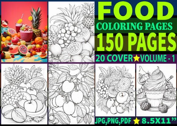 Download 150+ Foods Coloring Pages for Adults - Coloring Collection
