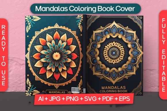 Download Mandalas Coloring Book Cover for Kdp - Coloring Collection