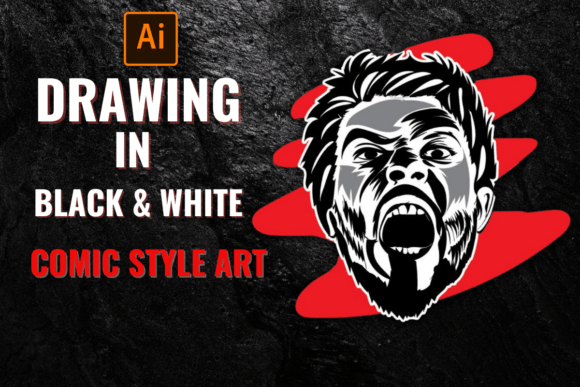 Download Drawing in Black and White to Create Comic Style Art - Style Collection