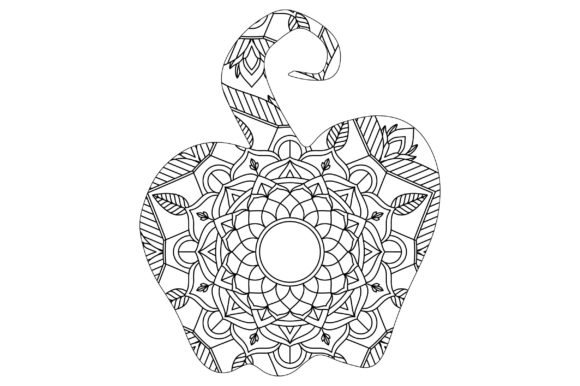 Download Halloween Pumpkin Mandala Coloring Page - Coloring Collection