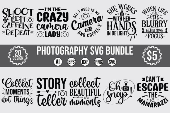 Download Photography Svg Bundle Vol-2 - Svg bundle Collection