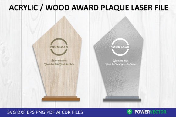 Download Trophy Laser File | Plaque Award Shape - Shape Collection