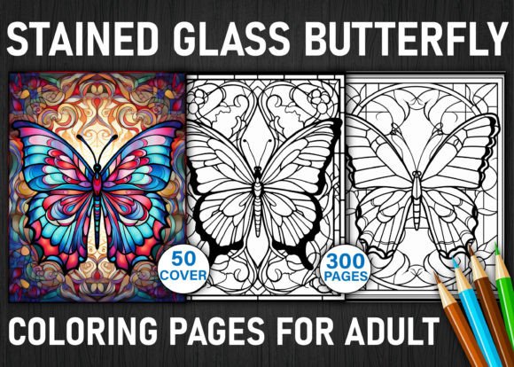 Download Stained Glass Butterfly Coloring Pages - Coloring Collection