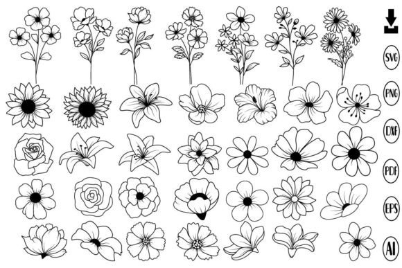 Download Flowers Svg Bundle, Flower Svg, Floral - Svg bundle Collection