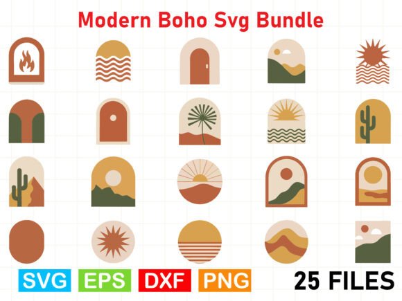 Download Modern Boho Svg Bundle - Svg bundle Collection