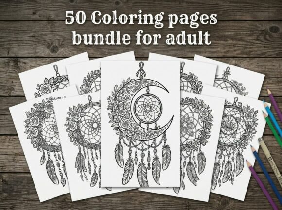 Download 50 Boho Dreamcatcher Coloring Pages - Coloring Collection