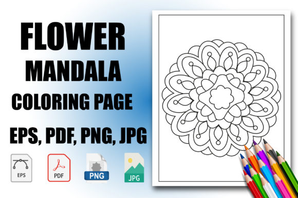 Download Floral Mandala Coloring Page &amp; Book - Coloring Collection