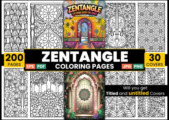 Download Zentangle Coloring Page for Adult &amp; Kids - Coloring Collection