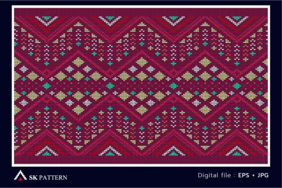 Download Knitted Pattern Repetitive Boho Style - Style Collection
