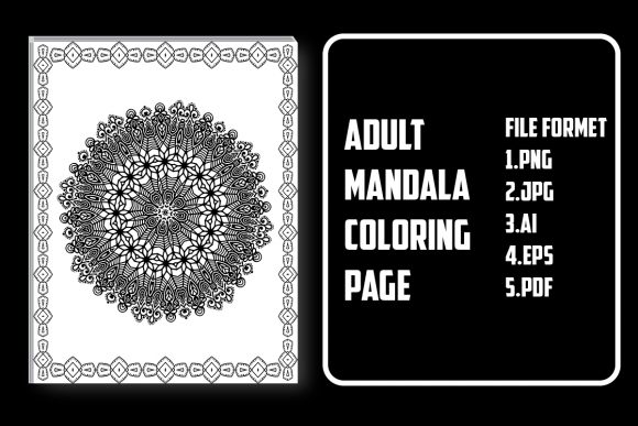 Download Adult Mandala Coloring Page - Coloring Collection