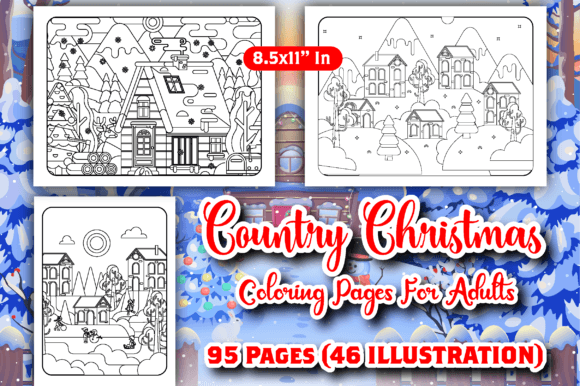 Download Country Christmas Coloring Pages - Coloring Collection