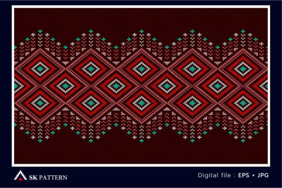Download Embroidery Repetitive Boho Style Design - Style Collection