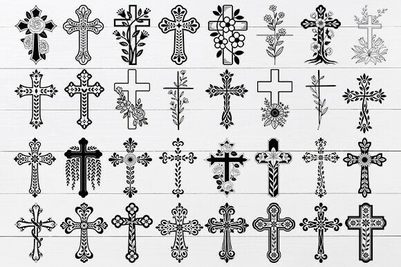 Download Floral Cross SVG Bundle - Svg bundle Collection