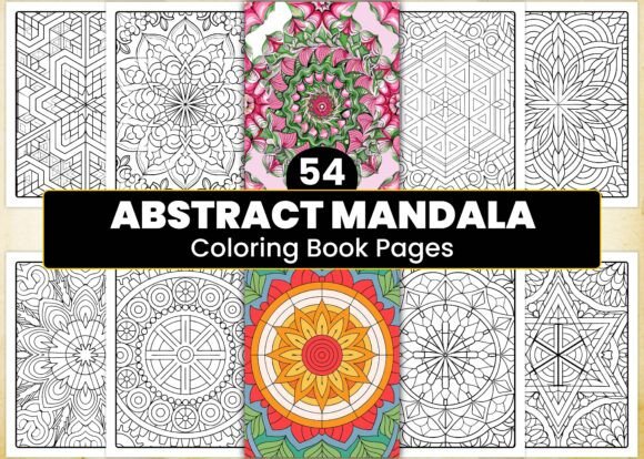 Download Abstract Mandala Coloring Page for Adult - Coloring Collection
