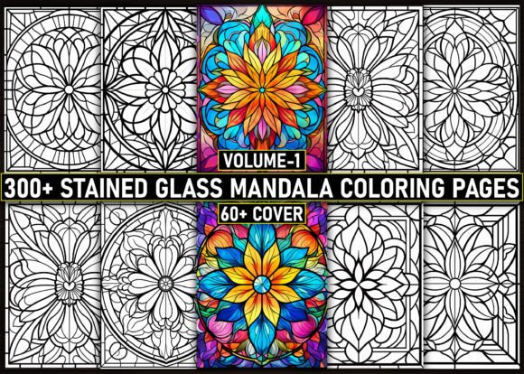Download 300 Stained Glass Mandala Coloring Pages - Coloring Collection