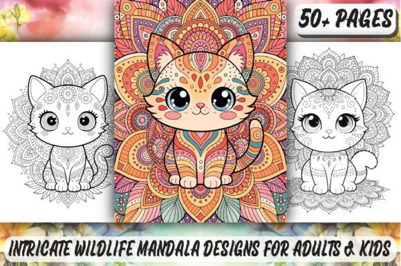 Download Intricate Wildlife Mandala Coloring Page - Coloring Collection