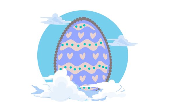 Download Easter Egg Decoration Style  Scalloped - Style Collection