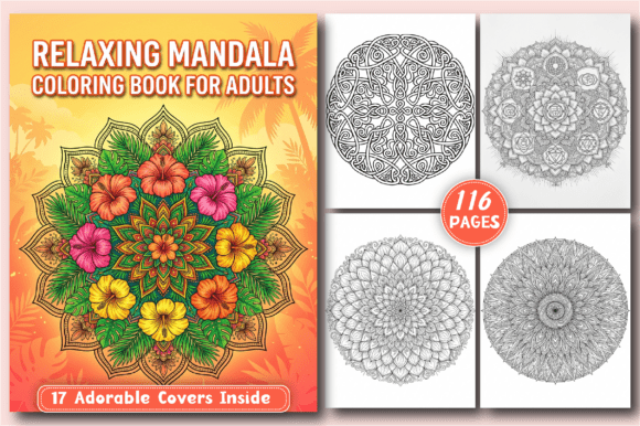 Download Relaxing Mandala Coloring Book for Adult - Coloring Collection
