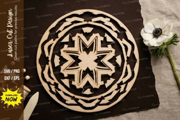 Download Tribal Mandala Laser Cut SVG Laser Cut - Tribal mandala Collection