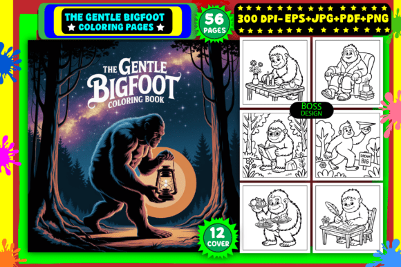 Download The Gentle Bigfoot Coloring Pages - Coloring Collection