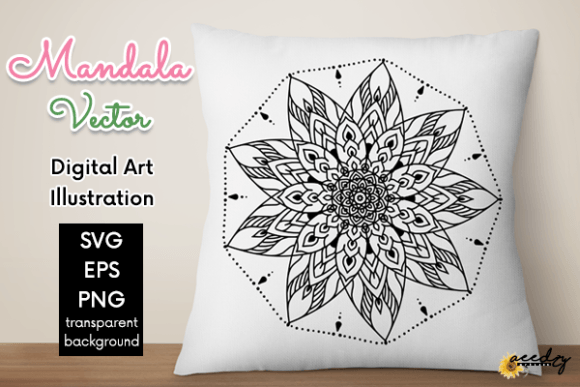 Download Black and White Mandala Vector - Black and white mandala Collection