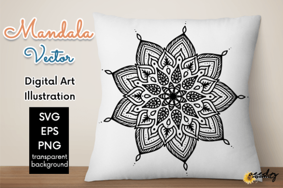 Download Black and White Mandala Vector - Black and white mandala Collection
