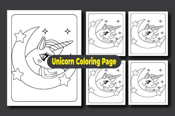 Download Unicorn Coloring Page,kdp Coloring Page - Coloring Collection