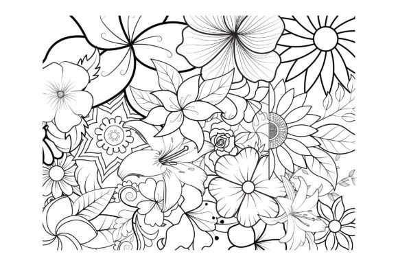 Download Floral Coloring Page Book for Adults - Coloring Collection