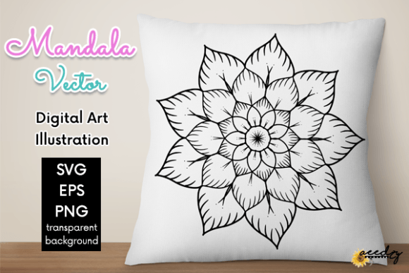 Download Black and White Mandala Vector - Black and white mandala Collection