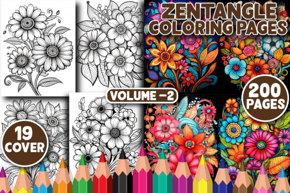 Download 200 Zentangle Coloring Pages for Adult - Coloring Collection