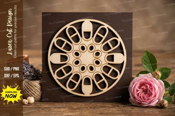 Download Tribal Mandala Laser Cut SVG Laser Cut - Tribal mandala Collection