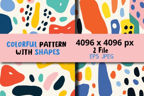 Download Colorful Pattern with Shapes - Shape Collection