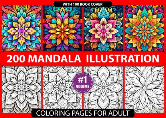 Download 200 Mandala Illustration Coloring Pages - Coloring Collection