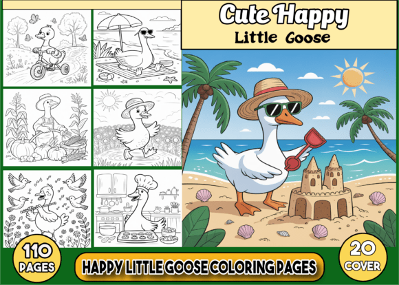 Download 110 Happy Little Goose Coloring Pages - Coloring Collection