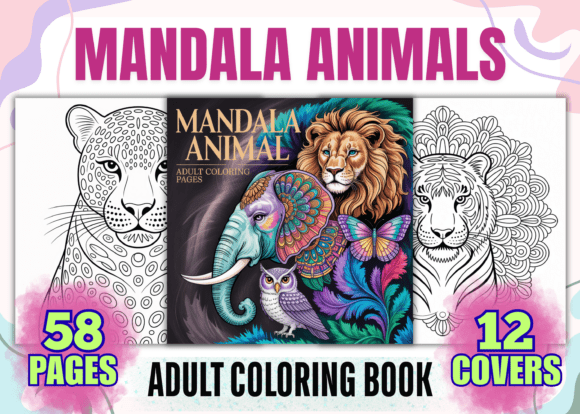 Download Mandala Animal Coloring Book Pages - Coloring Collection