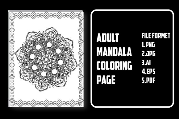 Download Adult Mandala Coloring Page - Coloring Collection