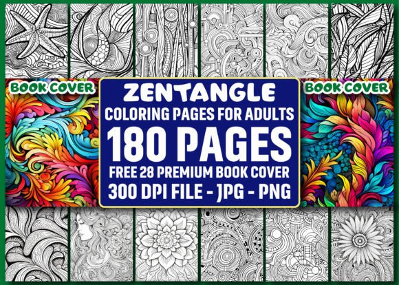 Download 180 Zentangle Coloring Pages for Adults - Coloring Collection