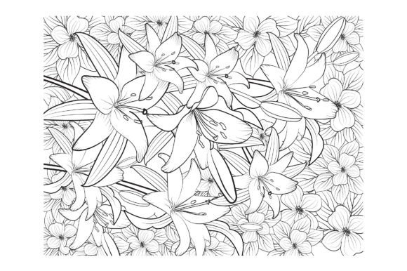 Download Floral Coloring Page Book for Adults - Coloring Collection