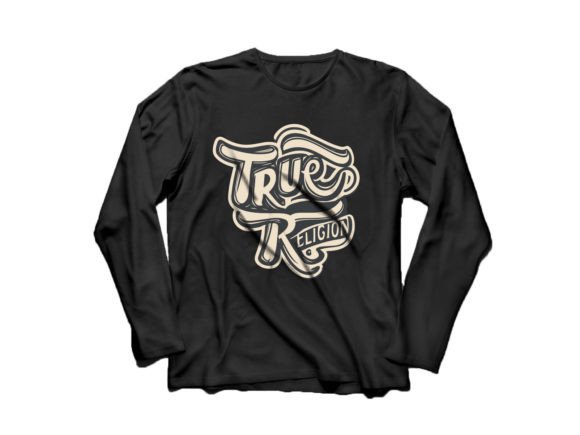 Download True Religion Typography T-Shirt Design - Religion Collection