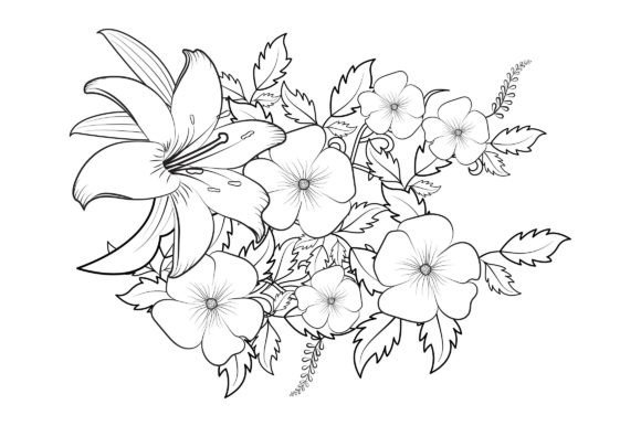 Download Floral Coloring Page Book for Adults - Coloring Collection