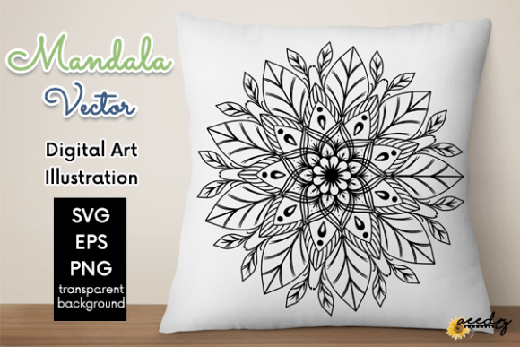 Download Black and White Mandala Vector - Black and white mandala Collection
