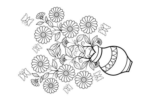 Download Floral Coloring Page Book for Adults - Coloring Collection